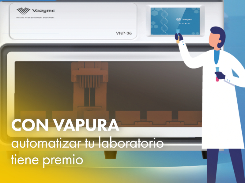 Con VaPura automatizar tu laboratorio tiene premio